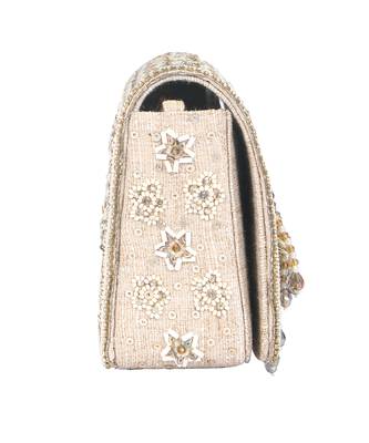 Gold Flap Clutch 2