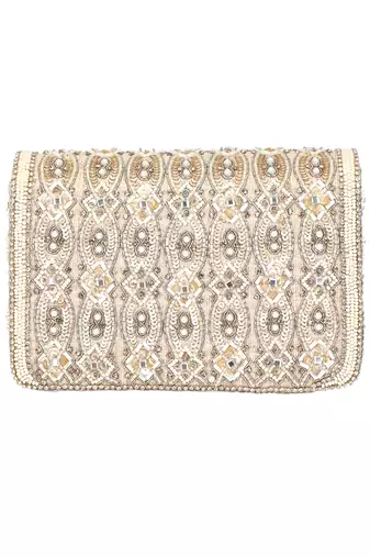 Gold Flap Clutch