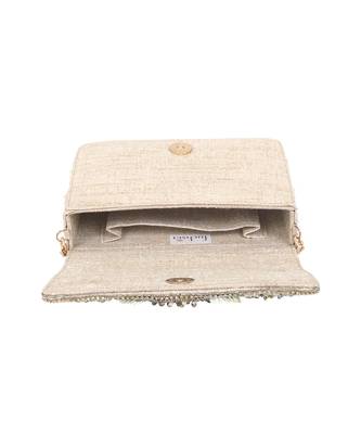 Gold Flap Clutch 4