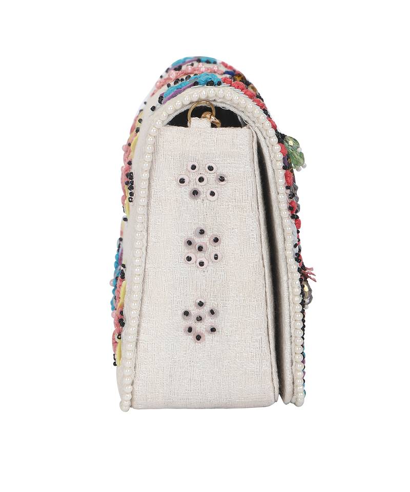 Multi Color Flap Clutch