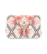 White Flap Clutch