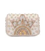 White Flap Clutch