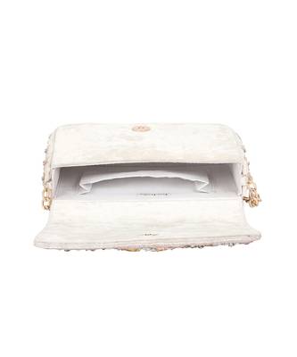 White Flap Clutch 4