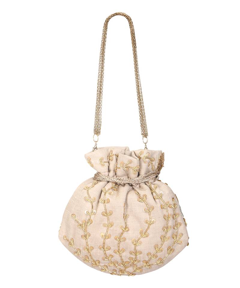 Gold Potli Bag