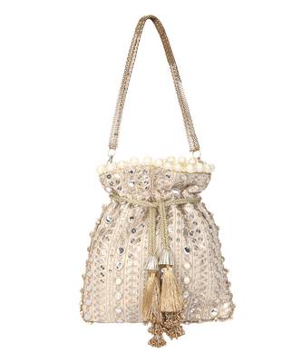Gold Potli Bag 1