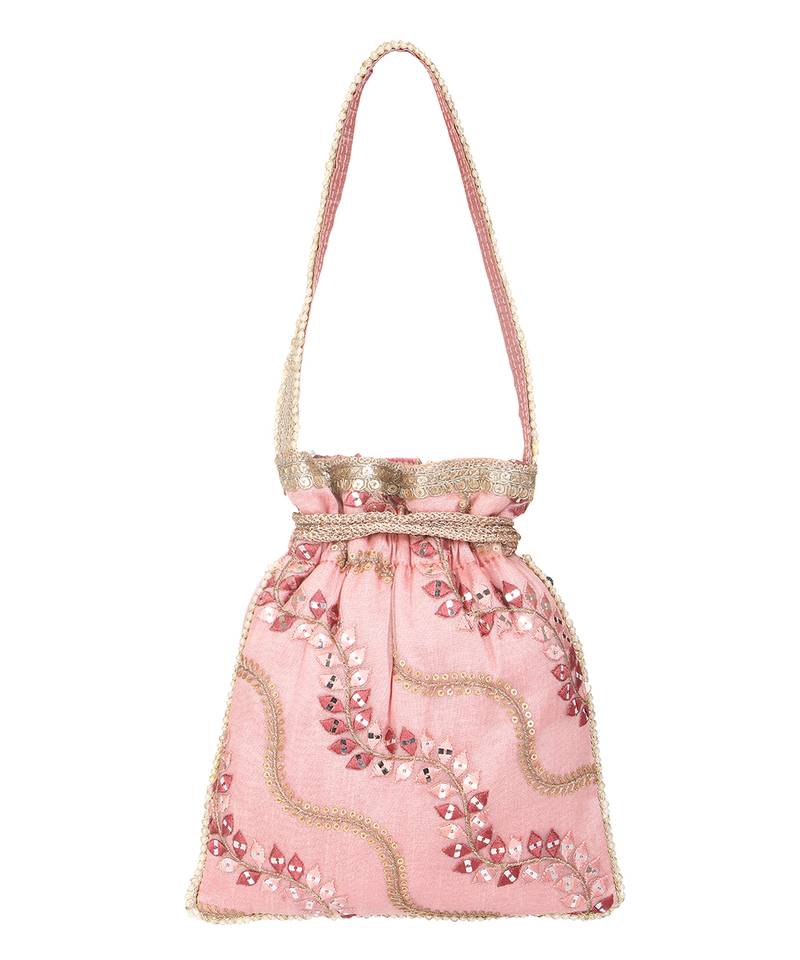 Pastel Pink Potli Bag