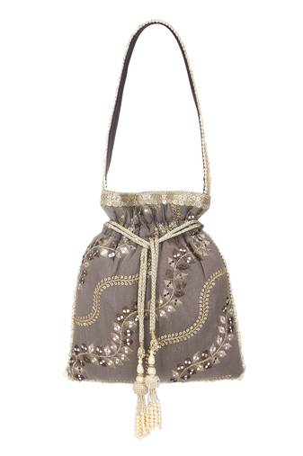Coffee Brown Potli Bag