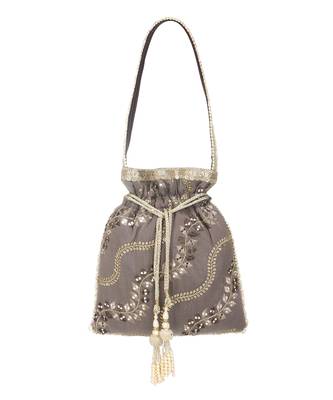 Coffee Brown Potli Bag 1