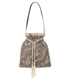 Coffee Brown Potli Bag