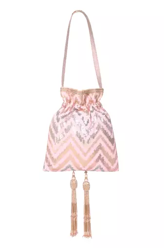 Pastel Pink Potli Bag