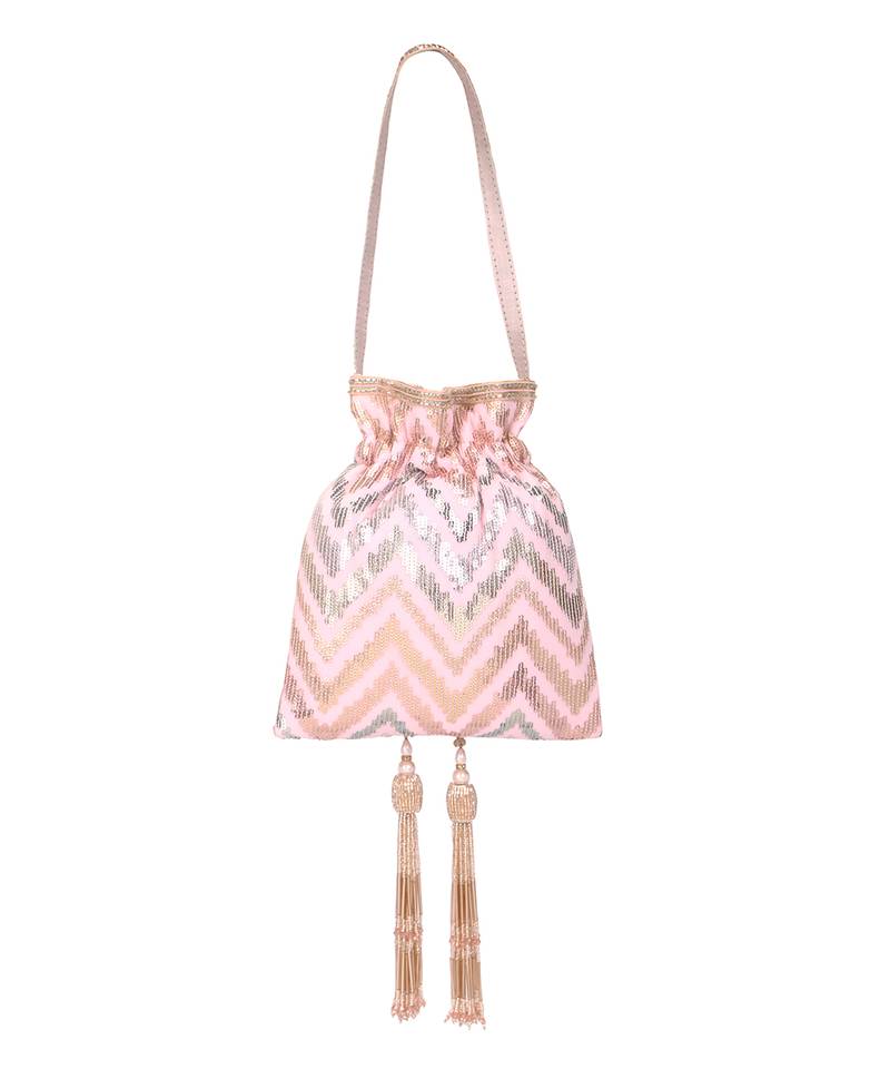 Pastel Pink Potli Bag