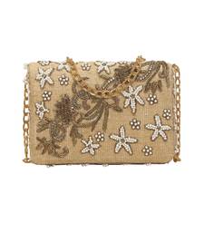 Gold Flap Clutch