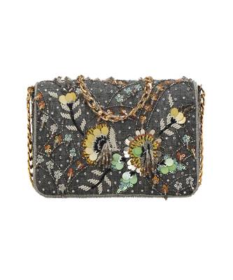 Grey Flap Clutch 1