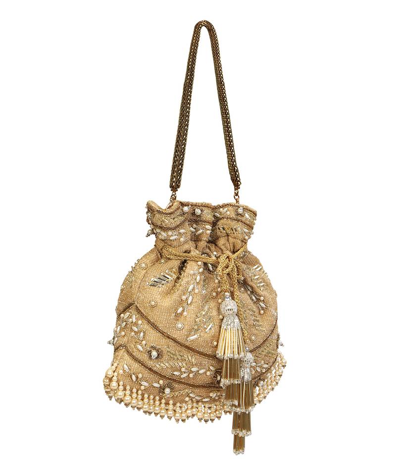 Gold Potli Bag