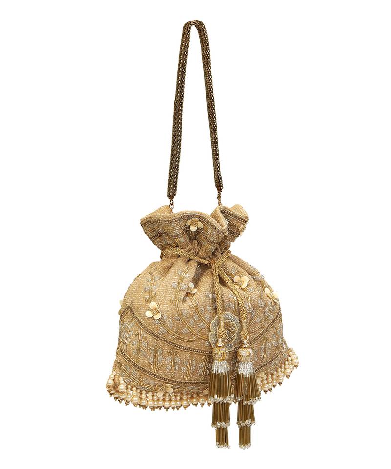 Gold Potli Bag