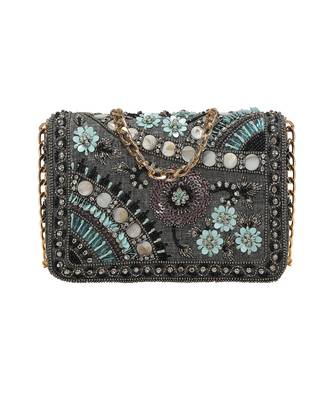 Grey Flap Clutch 1