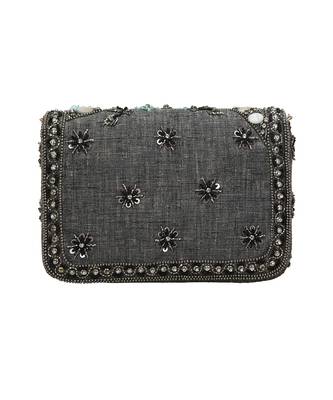 Grey Flap Clutch 3