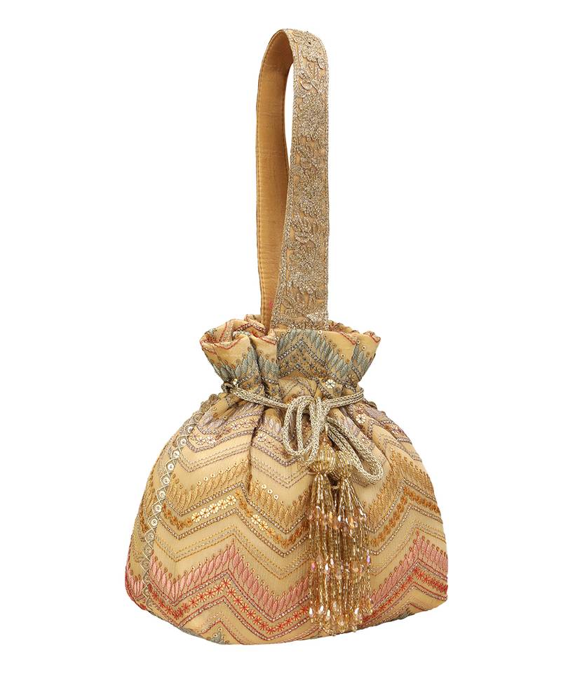 Gold Potli Bag