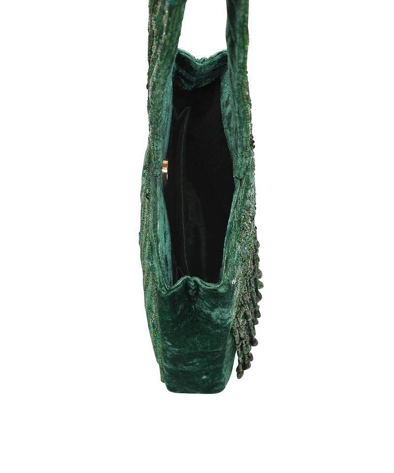 Dark Green Potli Bag