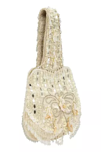 White Potli Bag