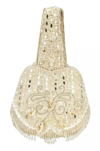 White Potli Bag
