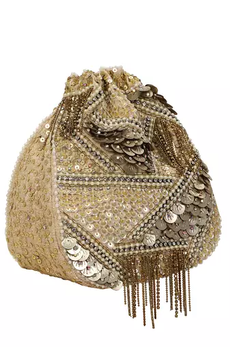 Gold Potli Bag