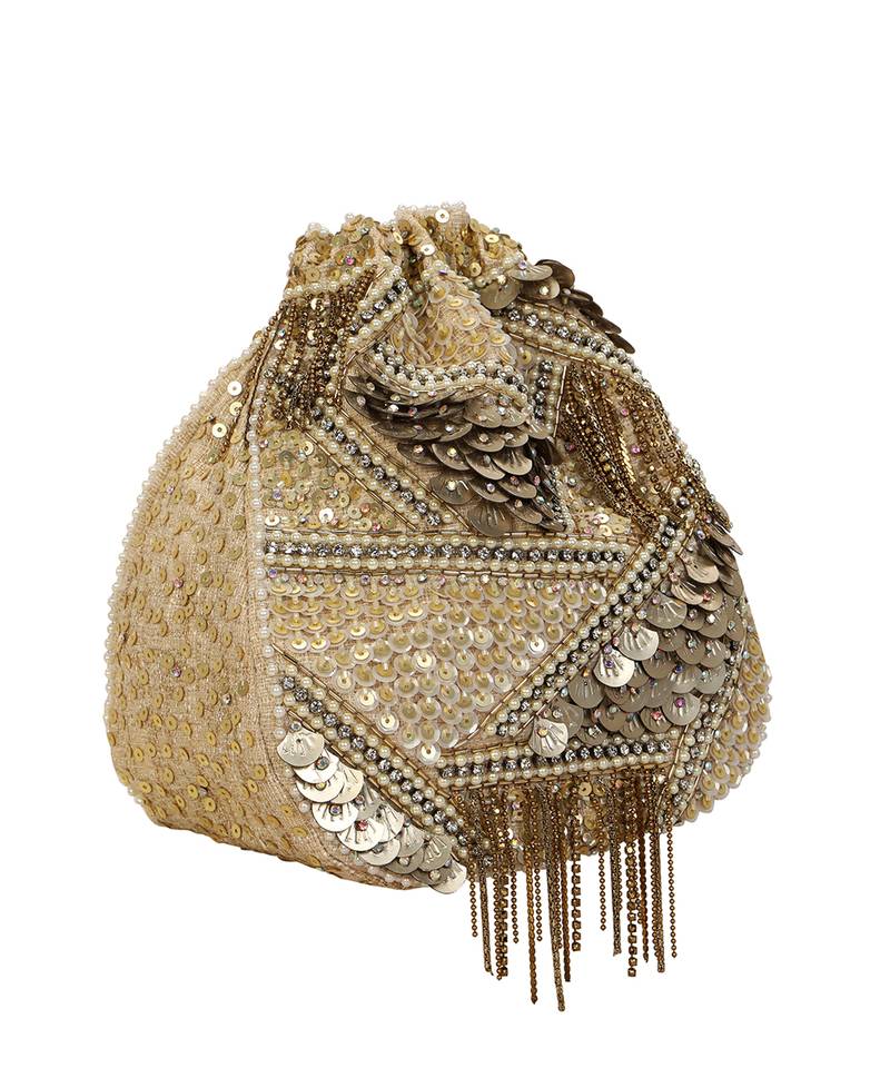 Gold Potli Bag