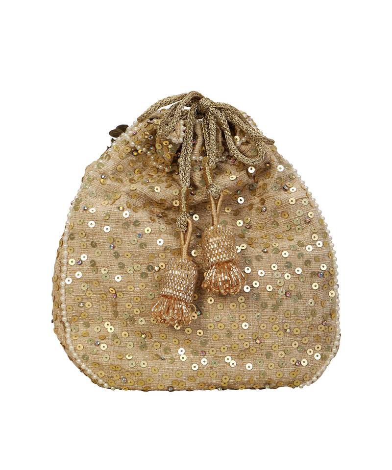 Gold Potli Bag