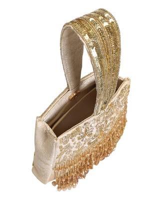 Gold Clutch Bag 4
