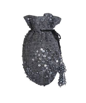 Grey Potli Bag 2