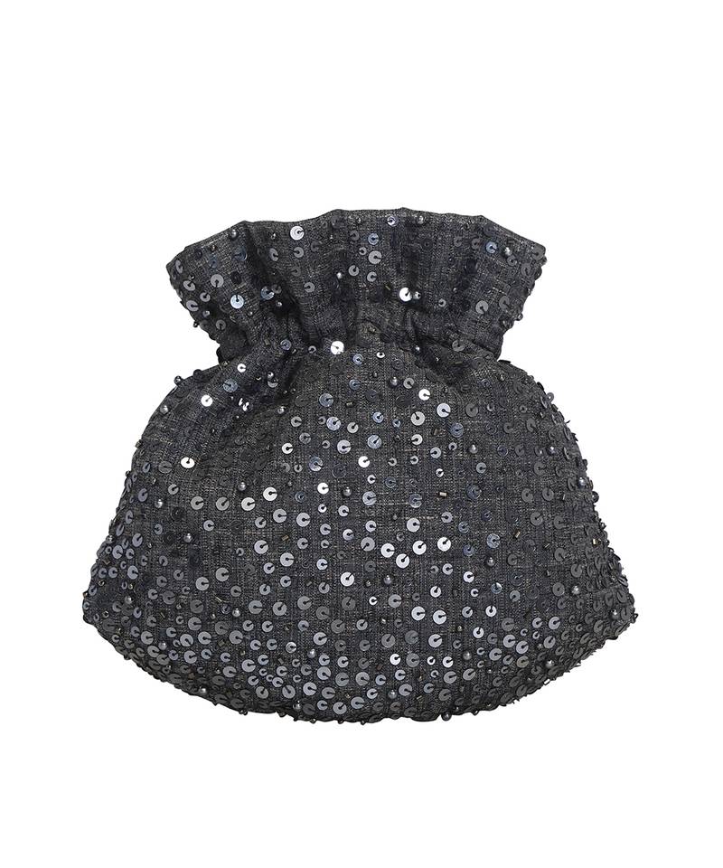 Grey Potli Bag