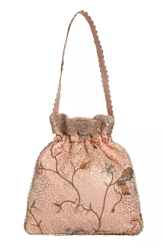 Peach Potli Bag