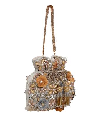 Gold Potli Bag 1
