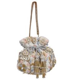 White Potli Bag