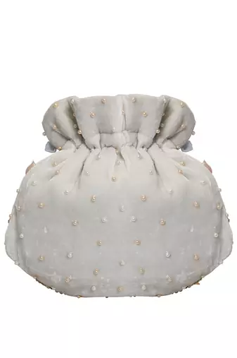 White Potli Bag