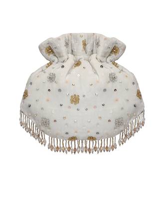 White Potli Bag 3