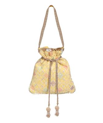 Yellow Potli Bag 1