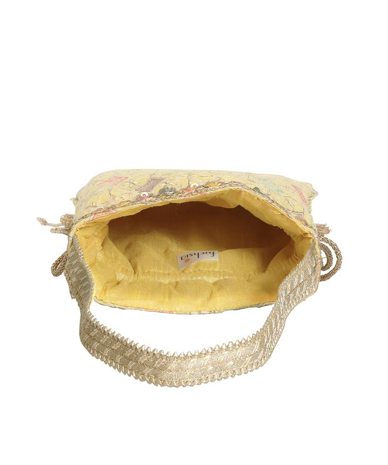 Yellow Potli Bag