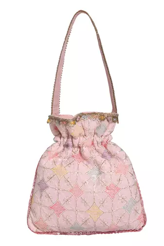 Pastel Pink Potli Bag