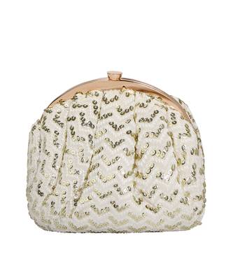 Ivory Clutch Bag 3