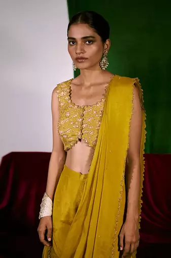 Bustier + Sarara Drape
