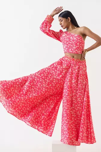 Bustier + Gharara