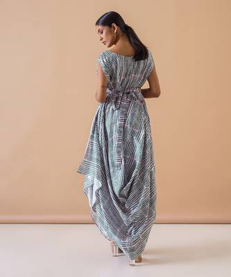 Cowl Dress + Belt 4