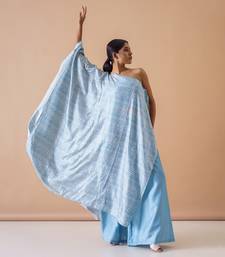 Bustier + Gharara + One Side Drape