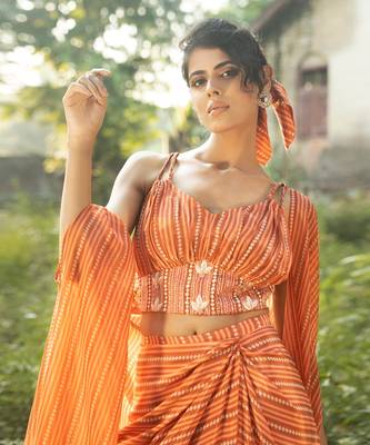 Bustier + Drape Skirt + Kimono 2