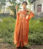 Bustier + Drape Skirt + Kimono