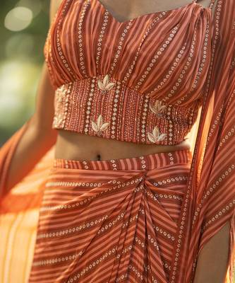 Bustier + Drape Skirt + Kimono 3