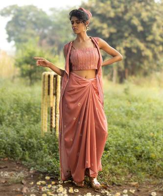 Bustier + Drape Skirt + Kimono 2