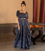 Jumpsuit + Cowl Jacket + Belt