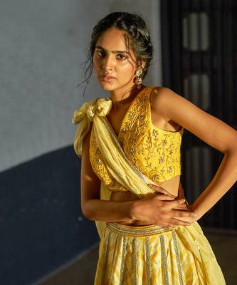 Bustier + Skirt + Dupatta 3